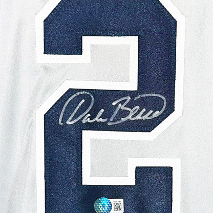 Dale Berra Signed New York Gray Baseball Jersey (Beckett)
