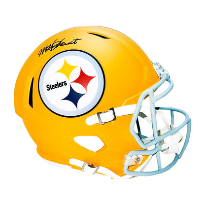 Mel Blount Signed Pittsburgh Steelers Alt 2025 Speed Full-Size Replica Football Helmet (Beckett)