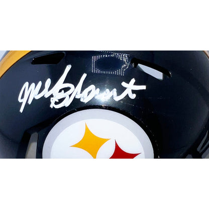 Mel Blount Signed Pittsburgh Steelers Throwback 63-76 Speed Mini Football Helmet (Beckett)