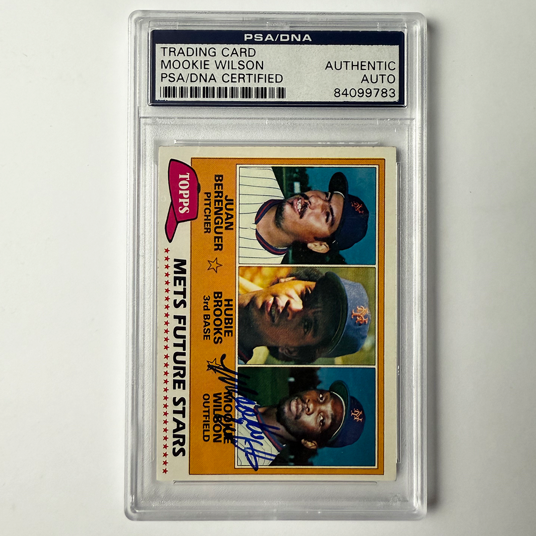 Mookie Williams Signed 1981 Topps Rookie #259 PSA Auto Authentic