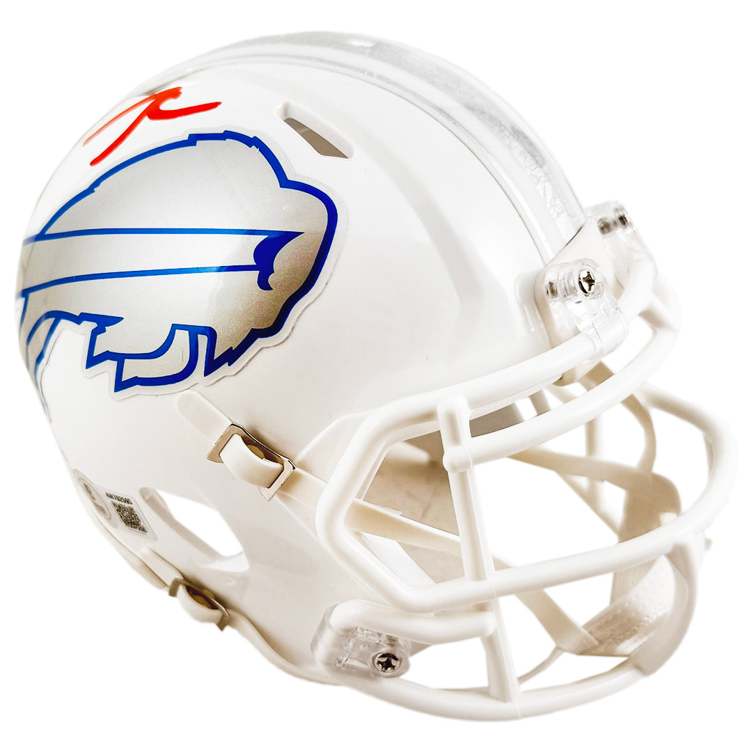 James Cook Signed Buffalo Bills Rivalries Speed Mini Football Helmet (Beckett)