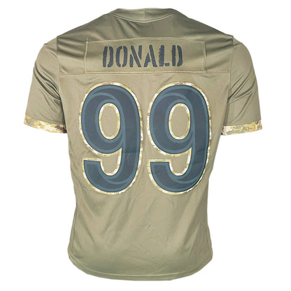 Aaron Donald Authentic Los Angeles Rams Salute Limited XL Unsigned Nike Football Jersey