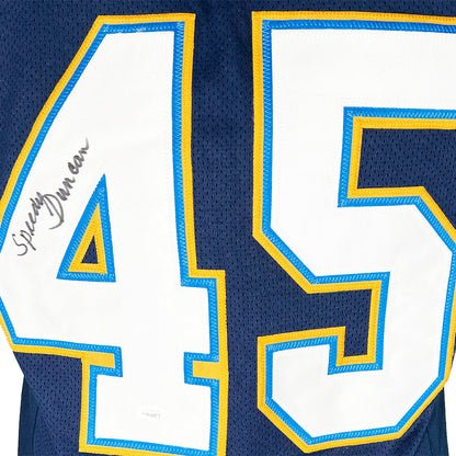 Speedy Duncan Signed San Diego Navy Football Jersey (JSA)