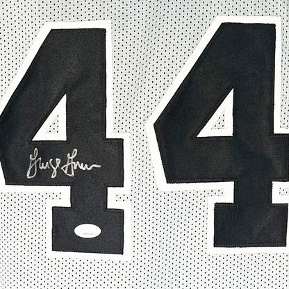 George Gervin Signed San Antonio Grey Basketball Jersey (JSA)