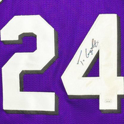 Tom Gugliotta Signed Phoenix Purple Basketball Jersey (JSA)
