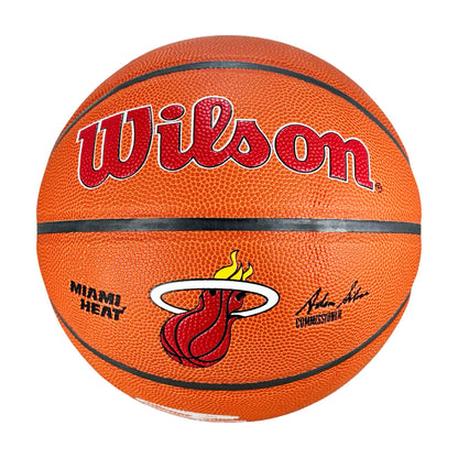 Tyler Herro Signed Wilson NBA Team Logo Basketball (JSA)