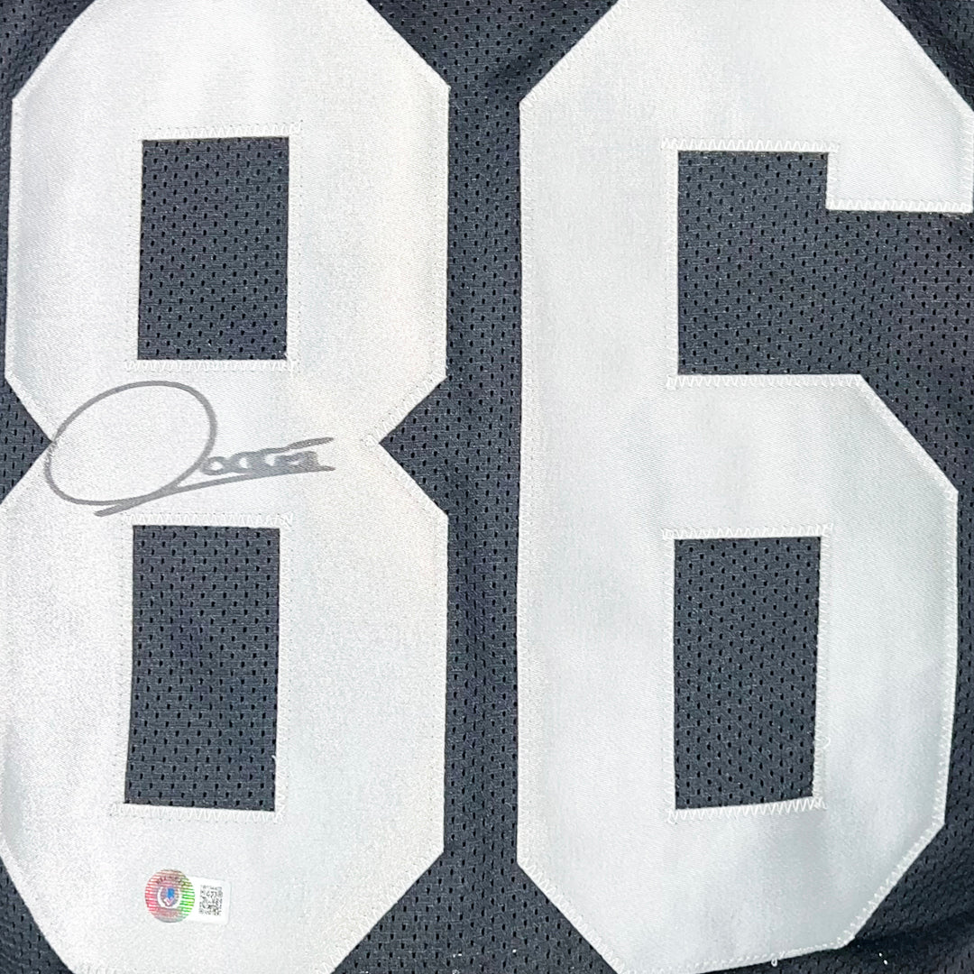 Rocket Ismail Signed Las Vegas Black Football Jersey (Beckett)