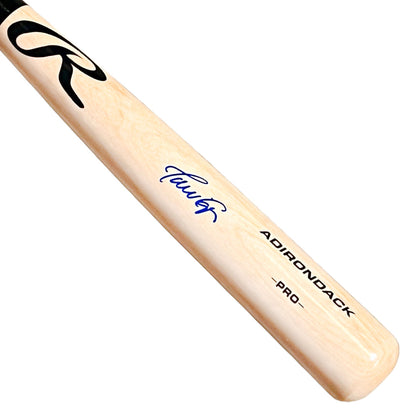 Javy Lopez Signed Rawlings Blonde Baseball Bat (Beckett)