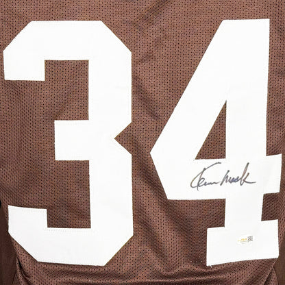 Kevin Mack Signed Cleveland Brown Football Jersey (JSA)