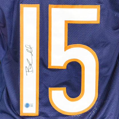 Brandon Marshall Signed Denver Blue Football Jersey (Beckett)