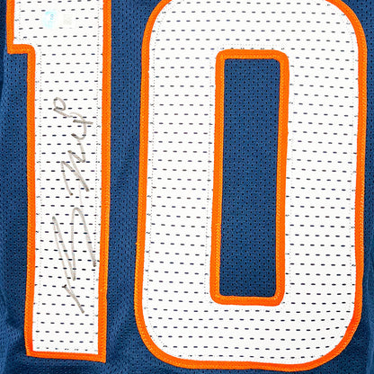 Bo Nix Signed Denver Alternate Navy Football Jersey (Beckett)