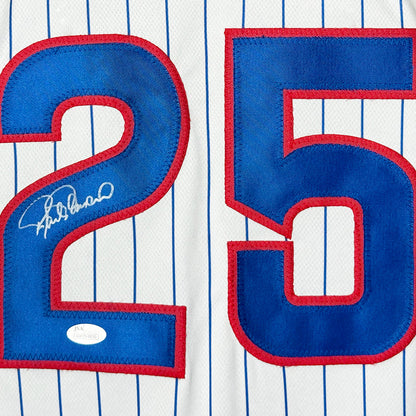 Rafael Palmeiro Signed Chicago Pinstripe Baseball Jersey (JSA)