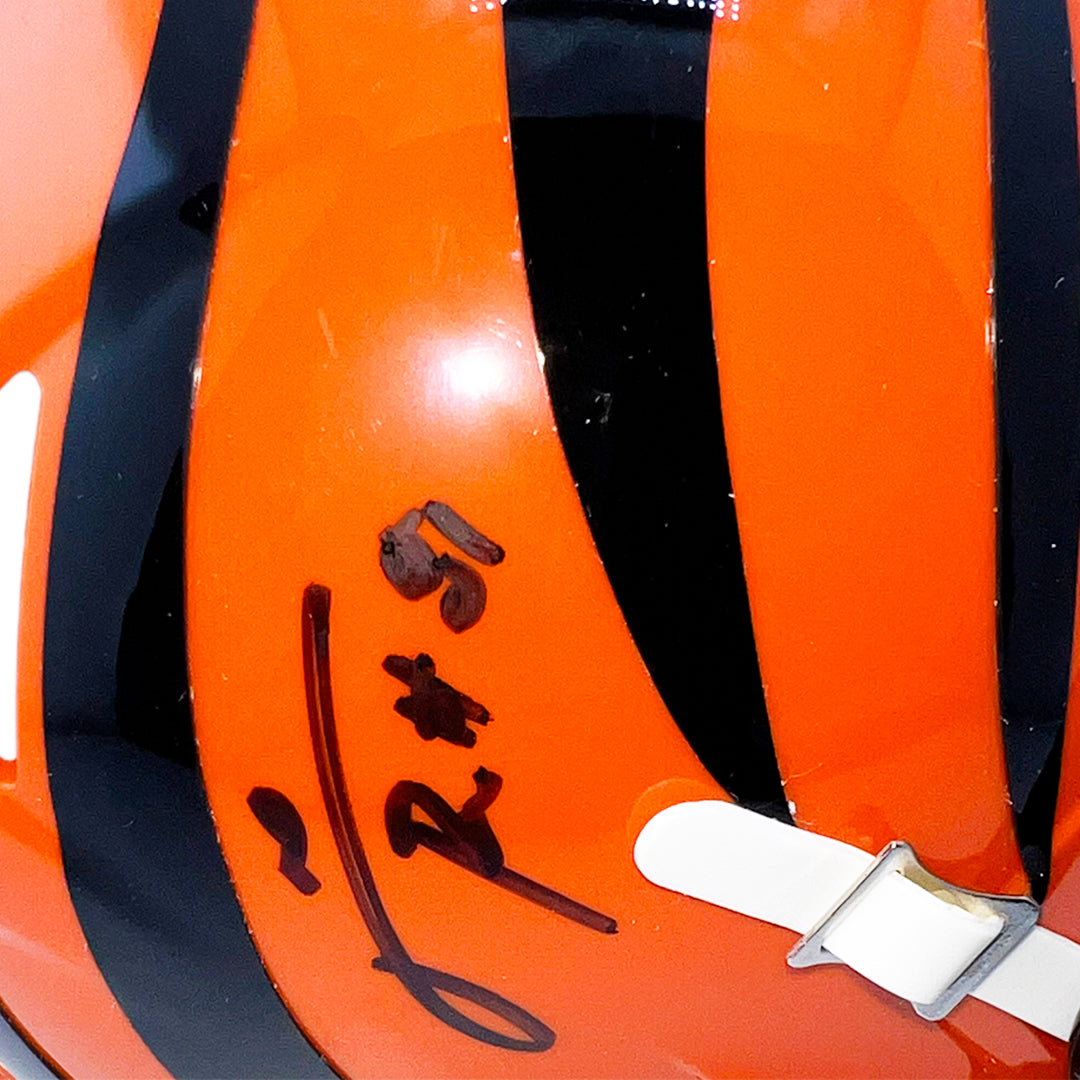 Carl Pickens Signed Cincinnati Bengals Speed Mini Football Helmet (JSA)