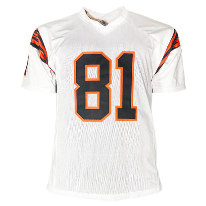 Carl Pickens Signed Cincinnati White Football Jersey (JSA)