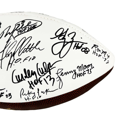 NFL Hall of Famers 36 Signature Authentic Wilson The Duke Leather NFL Football (JSA)
