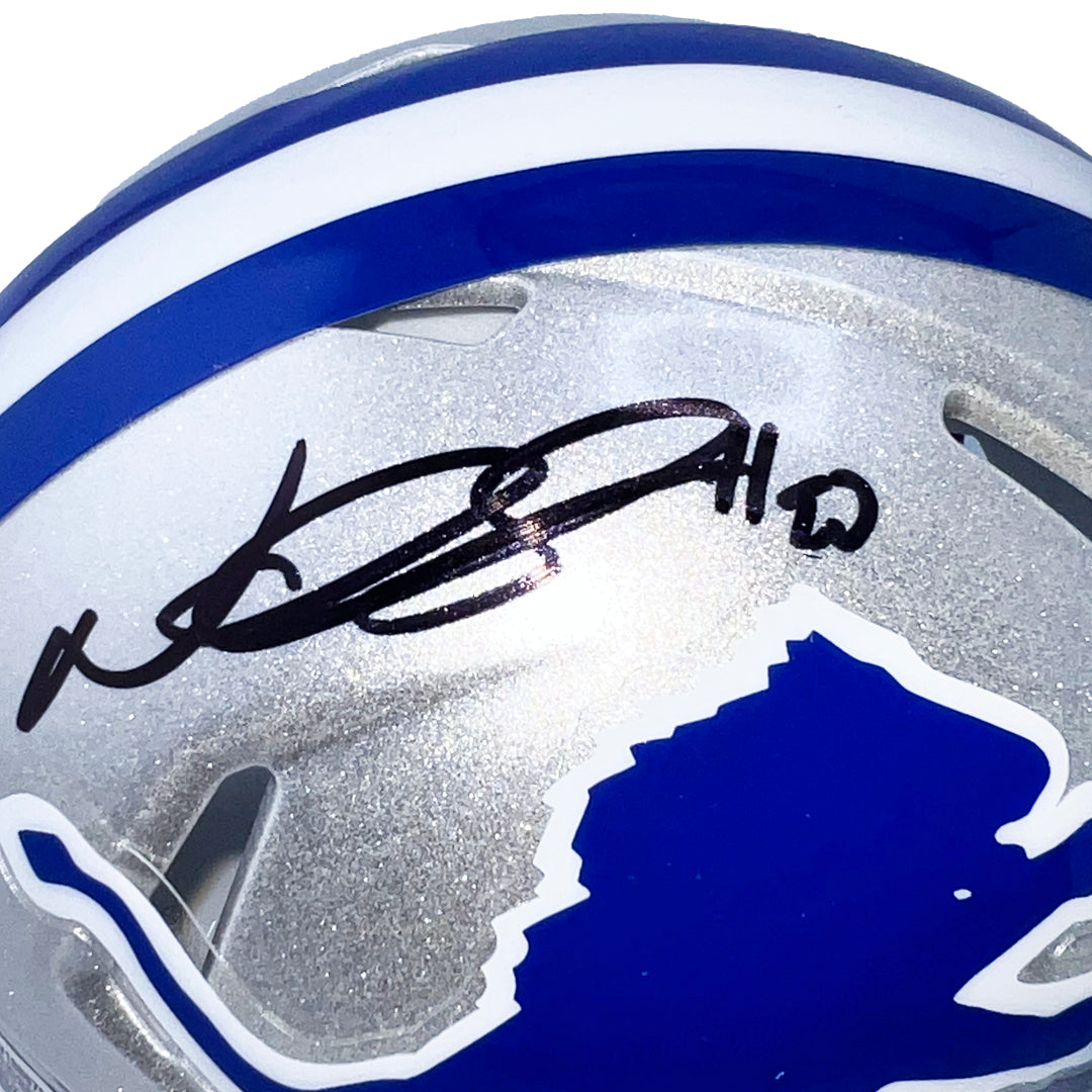 Ndamukong Suh Signed Detroit Lions Throwback 83-02 Speed Mini Football Helmet (Beckett)