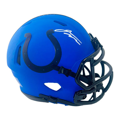 Jonathan Taylor Signed Indianapolis Colts Rave Full-Size Replica Football Helmet (Beckett)