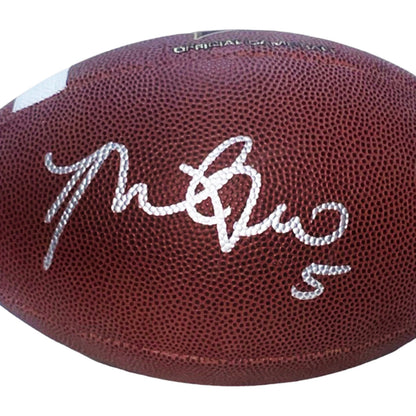 Manti Te'o Signed Wilson Official NFL Replica Football (JSA)