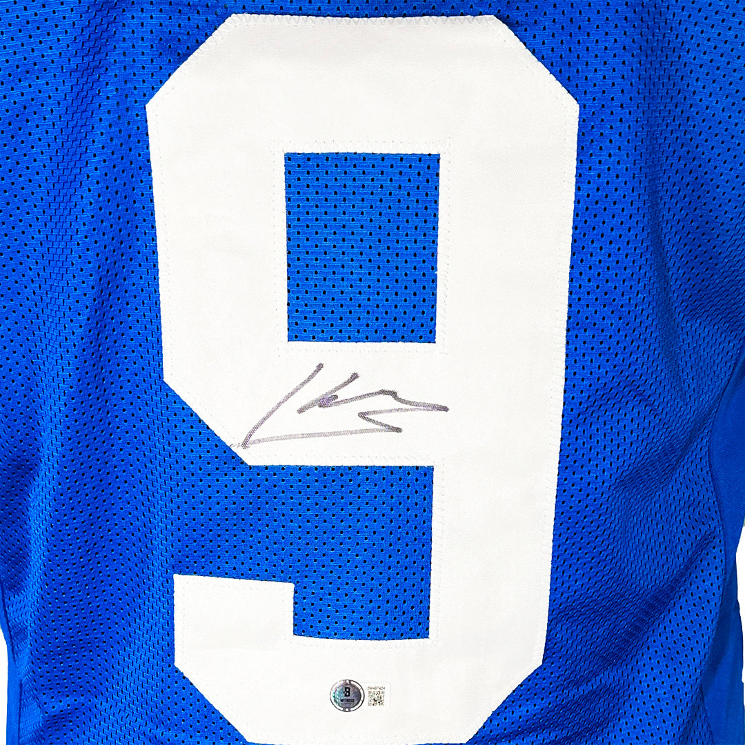 Kenneth Walker III Signed Seattle Royal Blue Football Jersey (Beckett)