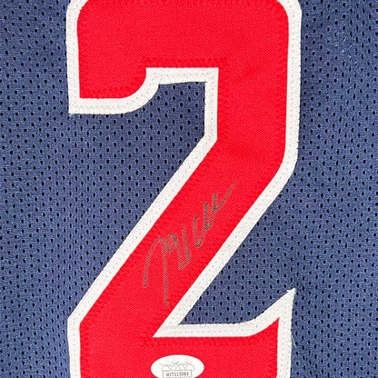 John Wall Signed Washington Blue Basketball Jersey (JSA)