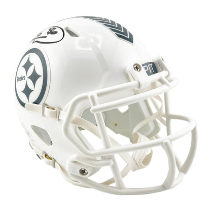 Hines Ward Signed Pittsburgh Steelers Salute to Service 2024 Mini Football Helmet (JSA)