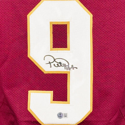 Peter Warrick Signed FSU College Red Football Jersey (Beckett)