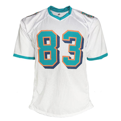 Wes Welker Signed Miami White Football Jersey (JSA)